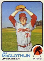 1973 Topps Baseball Cards      318     Jim McGlothlin